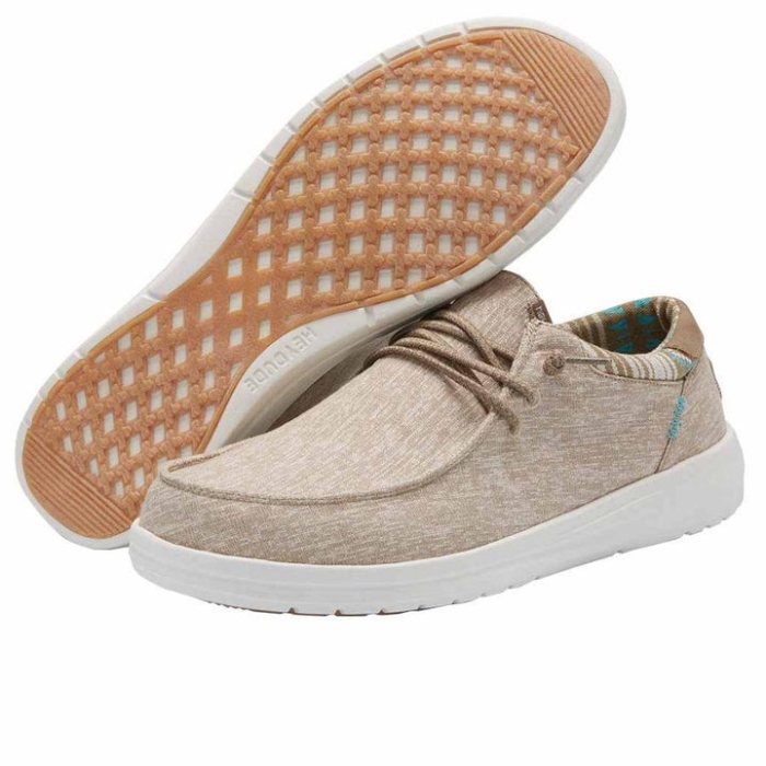 Hey Dude Beige Paul Chambray [HDUDEAUSKU270] : Hey Dude Shoes Australia ...