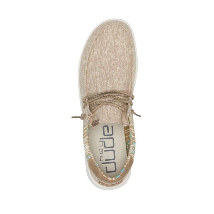 Hey Dude Beige Paul Chambray [HDUDEAUSKU270] : Hey Dude Shoes Australia ...